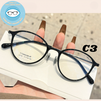 Gọng nhựa càng kính titanium mã 9108